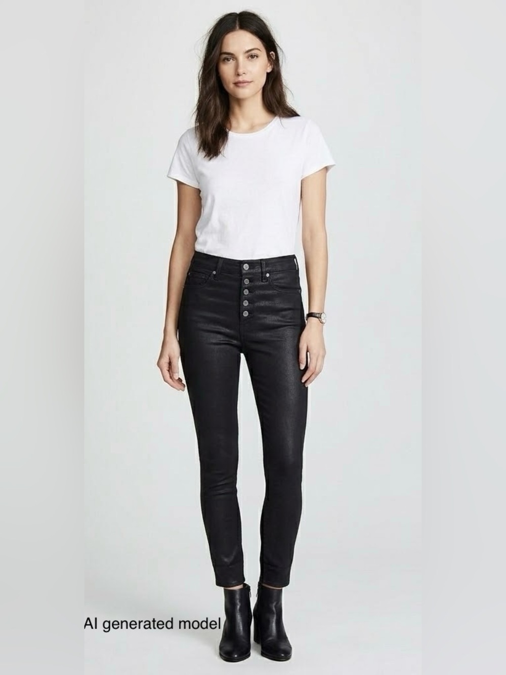 7 For All Mankind b(air) High Waist Ankle Skinny Jeans Size 30